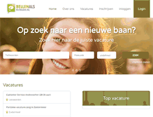 Tablet Screenshot of bellenalsbijbaan.nl
